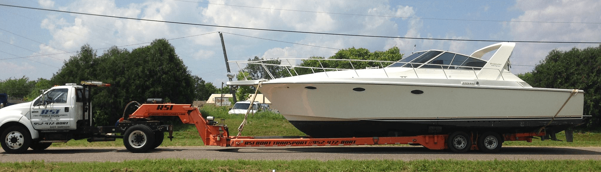 Large Boat Transportation Service by RSI Marine Lake Minnetonka